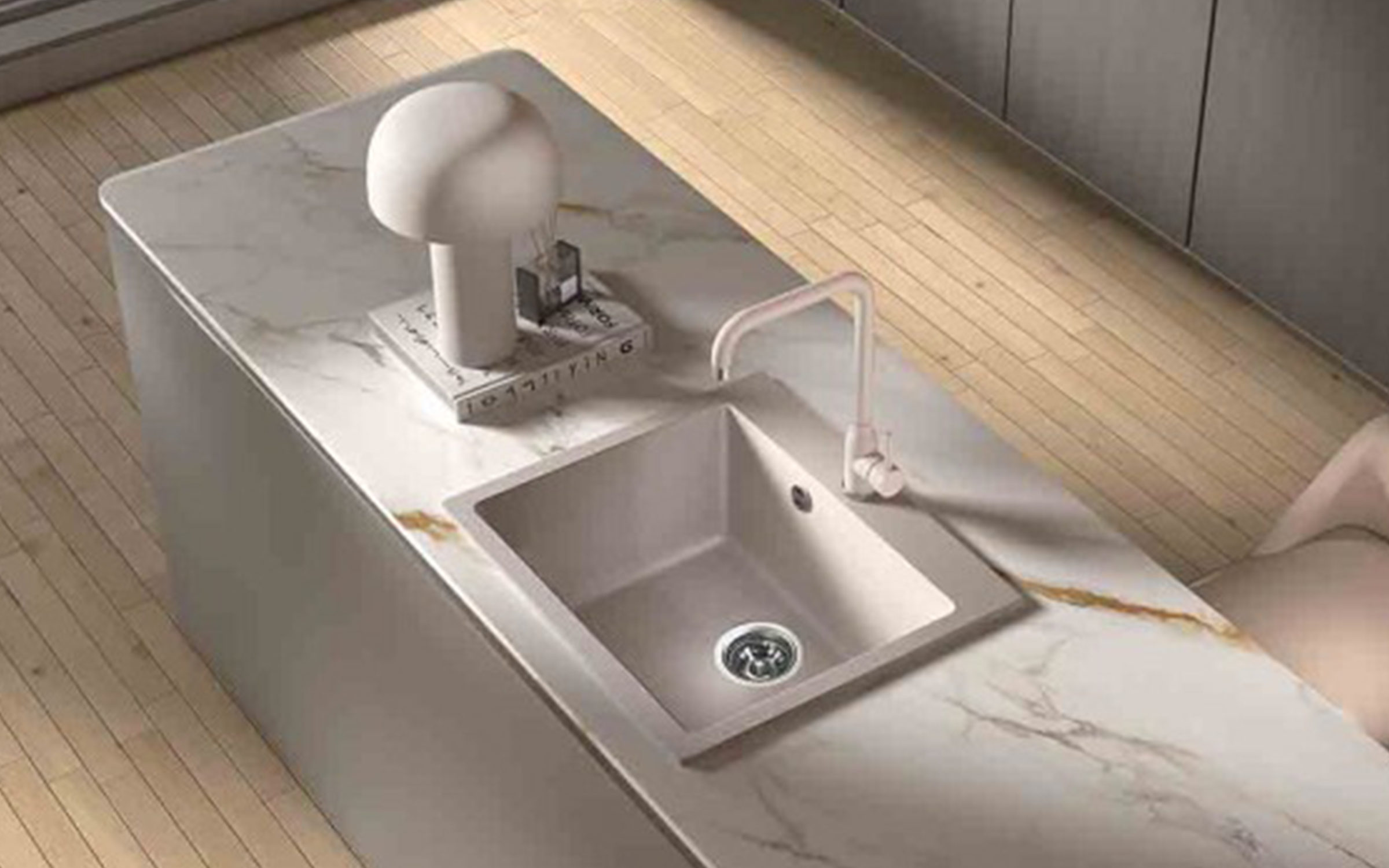 Granite sink ICGS8304, sandy  2